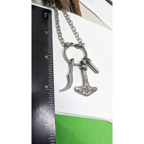 ALCHEMY GOTHIC - TOR'S MAGISKA AMULET PENDANT - FORCE FOOD FIRE NORSE VIKING - Picture 2 of 5